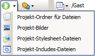 Projekt-Ordner im Datei-Explorer ffnen
